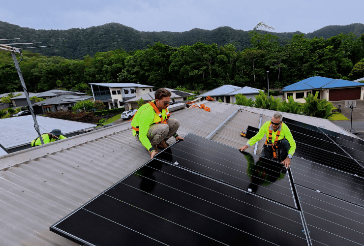replenishable energy solar system install