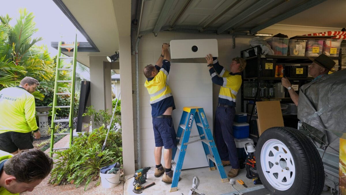 replenishable energy battery install